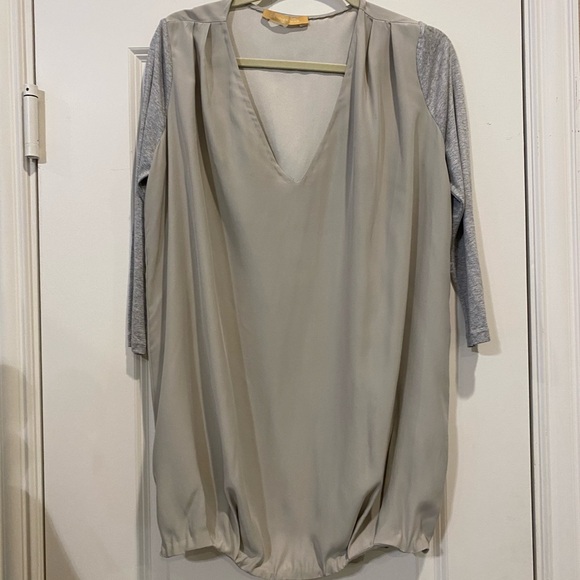 “GENDER BIAS” WOMEN’S V-NECK TUNIC ¾ SLEEVE TOP - SMALL - Picture 7 of 8